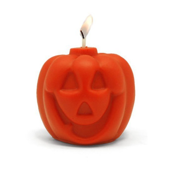 Forma na sviečky v tvare halloweenskej tekvice. Online predaj.