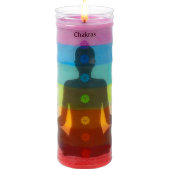 Set zur Herstellung einer 7 Chakra-Kerze. Online-Verkauf.