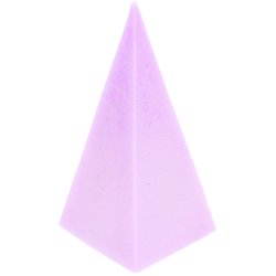 Pyramide Silikonform zur Herstellung von Kerzen.