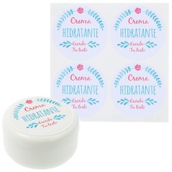 Nálepky na personalizáciu pre hydratačný krém. Online predaj.