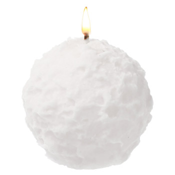 Schneeballkerzenform zum Herstellung von DIY Kerzen.