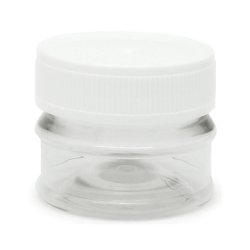 Transparente Gläser 30 ml weißer Deckel Großhandel