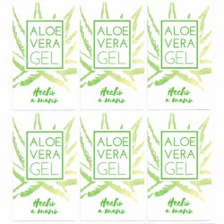 Aufkleber für Aloe Vera Gel DIY. Online-Verkauf.