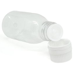 Transparente PET-Flasche von 100 ml. Online-Verkauf.