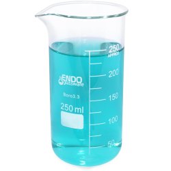 Gefällter Glasbecher, 250 ml. Online-Verkauf