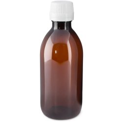 Bernsteinflasche 250 ml Tropfverschlussverschluss. Online-Verkauf.