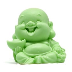 Großköpfigen lächelnden Kinder-Buddha Form zur Herstellung von Seifen.