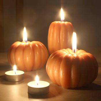 Forma na výrobu halloweenských sviečok jesenná tekvica. Online predaj.